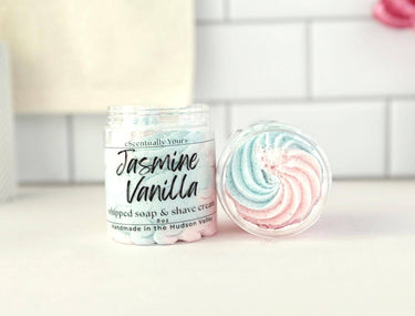 Jasmine Vanilla Whipped Soap & Shave Cream - eScentually Yours